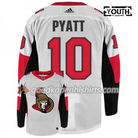 Ottawa Senators TOM PYATT 10 Adidas Wit Authentic Shirt - Kinderen